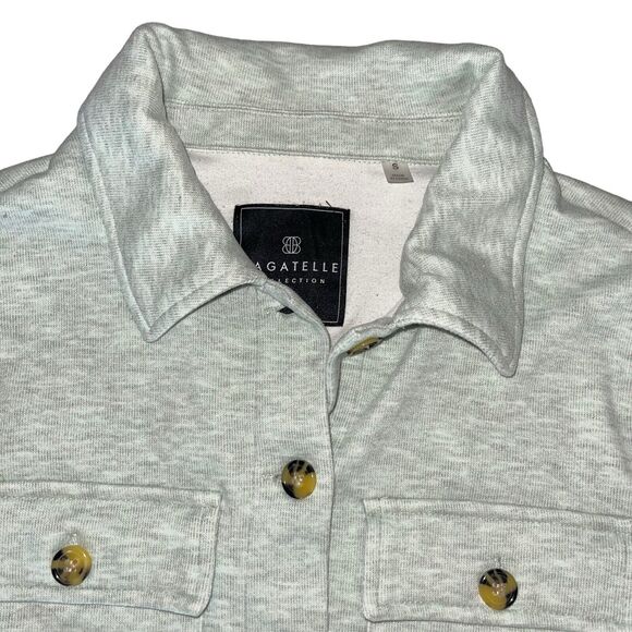 Bagatelle Cropped Shacket - Picture 4 of 9